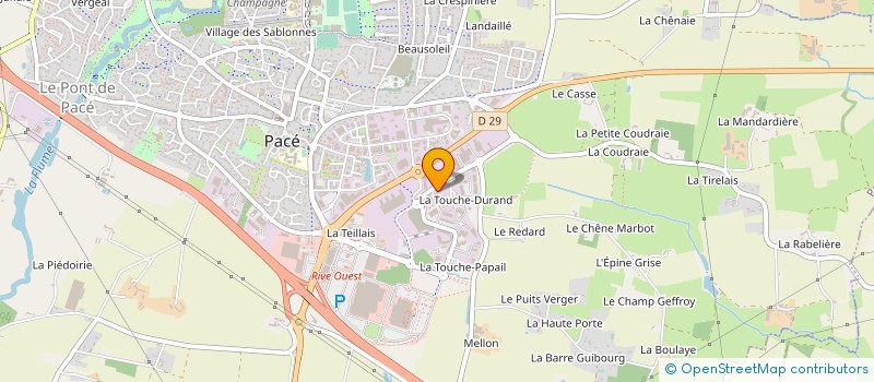 localisation de l'entreprise HABITAT BRETON à PACE