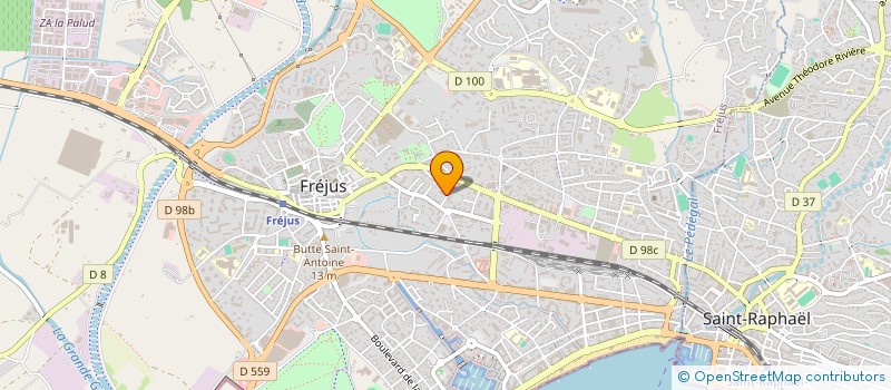 localisation de l'entreprise HABITAT CENTRALE DISTRIBUTION à FREJUS