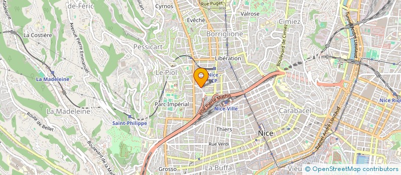 localisation de l'entreprise HABITAT & CITOYENNETE à NICE