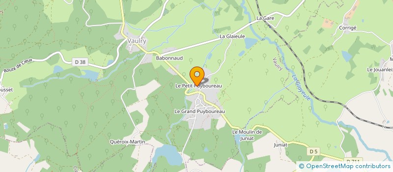 localisation de l'entreprise HABITAT COMMERCE 87 à VAULRY