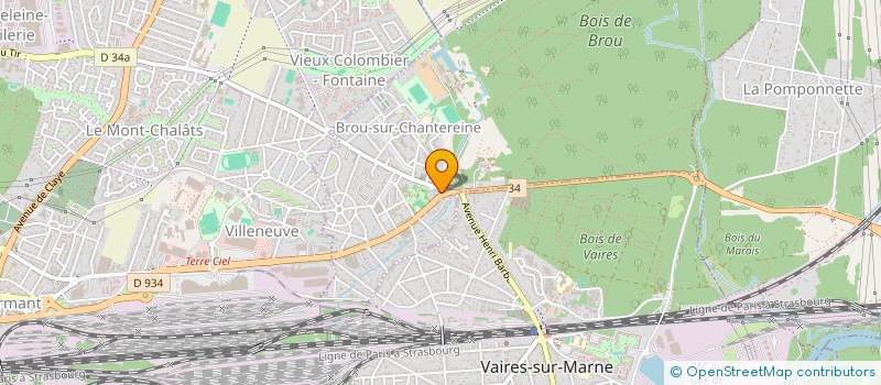 localisation de l'entreprise HABITAT CONCEPT à BROU-SUR-CHANTEREINE