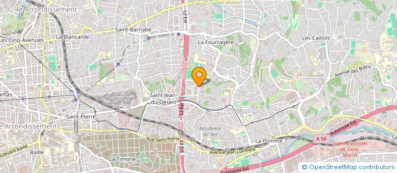 localisation de l'entreprise HABITAT CONCEPT à MARSEILLE