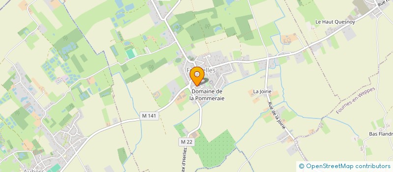 localisation de l'entreprise HABITAT CONCEPT  FROMELLES