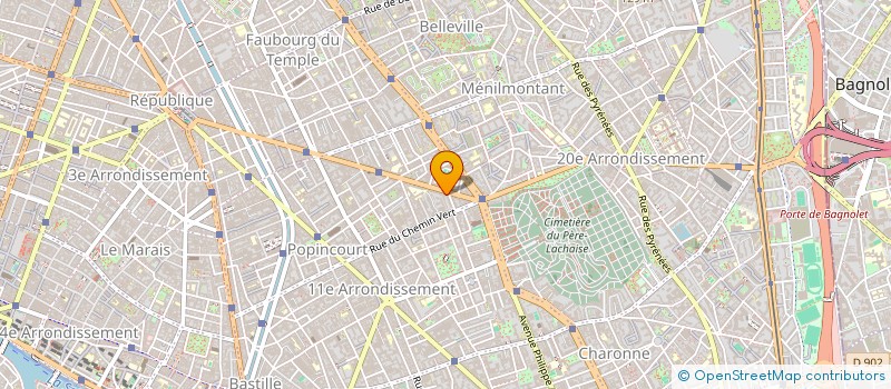 localisation de l'entreprise HABITAT CONCEPT  PARIS