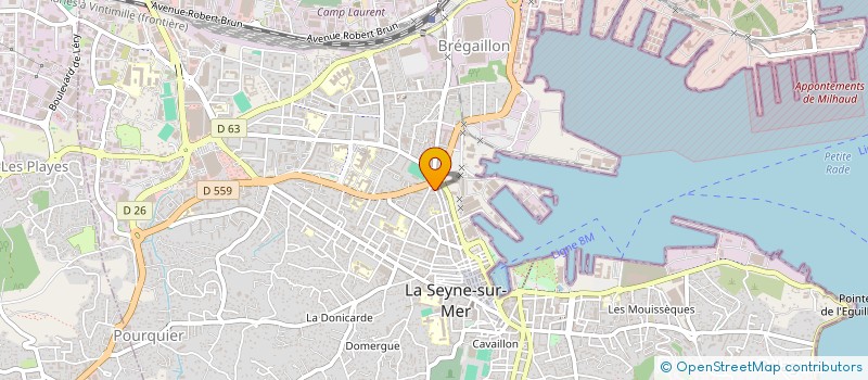 localisation de l'entreprise HABITAT CONCEPT CONSTRUCTION ET RENOVATION  LA SEYNE-SUR-MER