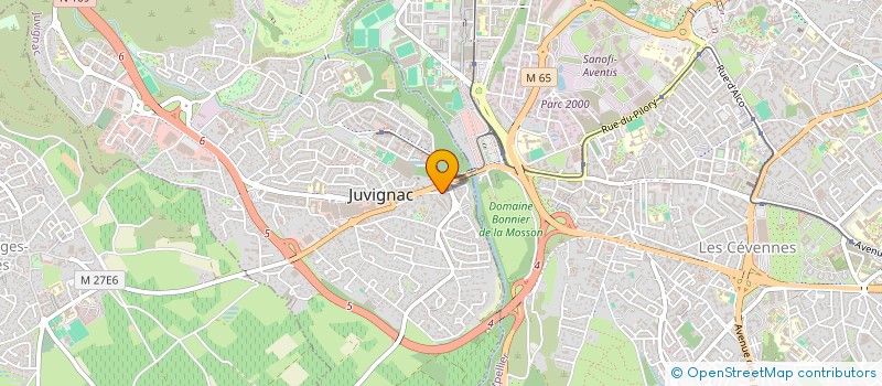 localisation de l'entreprise HABITAT CONCEPT IMMO  JUVIGNAC