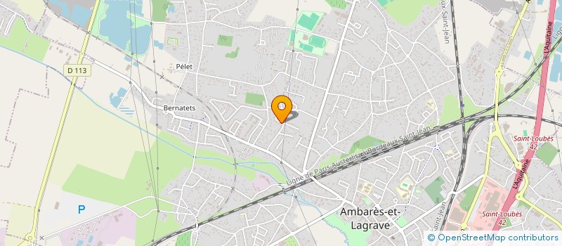 localisation de l'entreprise HABITAT CONCEPT INTERIEUR  AMBARES-ET-LAGRAVE