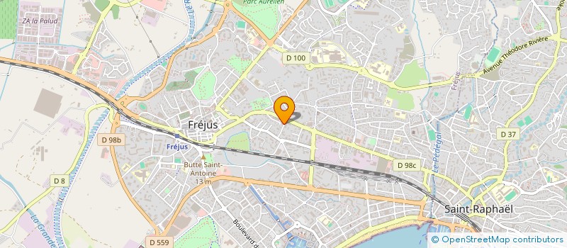 localisation de l'entreprise HABITAT CONCEPT PACA à FREJUS