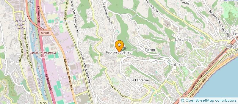 localisation de l'entreprise HABITAT CONCEPT RENOVATION à NICE
