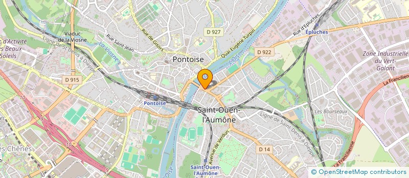 localisation de l'entreprise HABITAT CONCEPT SERVICES à SAINT-OUEN-L'AUMONE