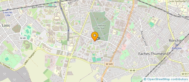 localisation de l'entreprise HABITAT CONFORT à LILLE