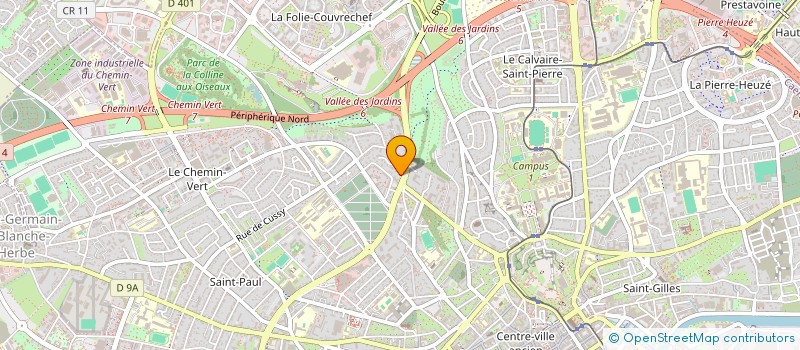 localisation de l'entreprise HABITAT CONFORT à CAEN