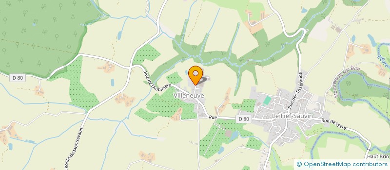 localisation de l'entreprise HABITAT CONFORT  BEAUPREAU-EN-MAUGES