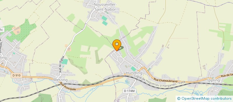 localisation de l'entreprise HABITAT CONFORT DE L'EST  HUNDLING