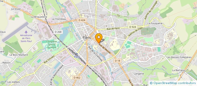 localisation de l'entreprise HABITAT CONFORT ET SECURITE à FLERS