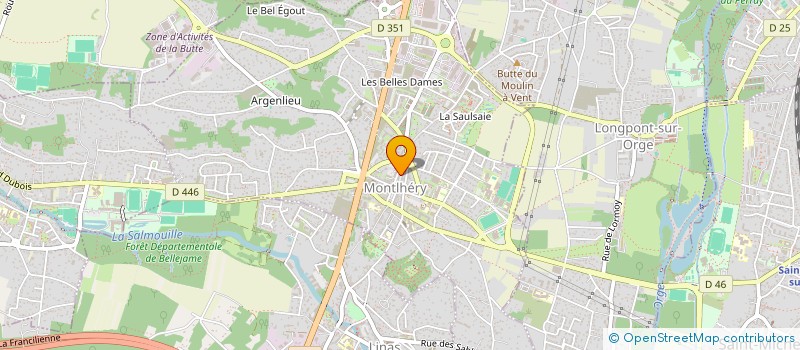 localisation de l'entreprise HABITAT CONFORT FERMETURE  MONTLHERY