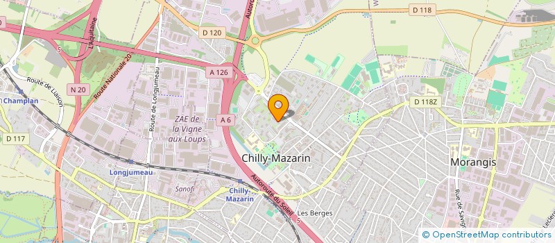 localisation de l'entreprise HABITAT CONFORT SERVICE à CHILLY-MAZARIN