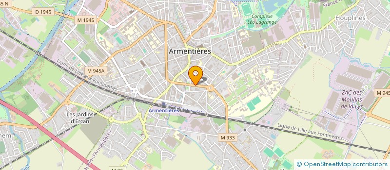 localisation de l'entreprise HABITAT CONFORT & SOLUTION  ARMENTIERES