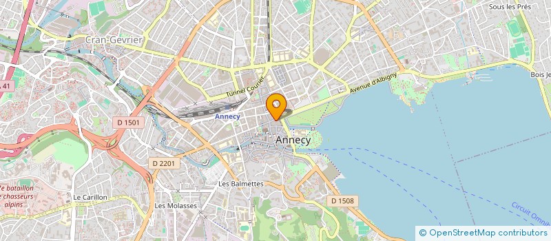 localisation de l'entreprise HABITAT CONNECTE à ANNECY