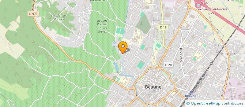 localisation de l'entreprise HABITAT CONSEIL ENVIRONNEMENT à BEAUNE