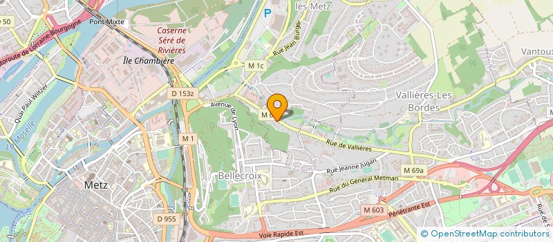 localisation de l'entreprise HABITAT CONSEIL ET CREDITS à SAINT-JULIEN-LES-METZ