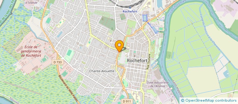 localisation de l'entreprise HABITAT CONSEIL ET EXPERTISE à ROCHEFORT