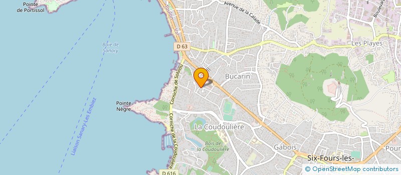 localisation de l'entreprise HABITAT CONSEIL ET REALISATION à SIX-FOURS-LES-PLAGES