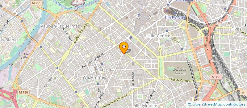 localisation de l'entreprise HABITAT CONSEIL GROUPE LILLE METROPOLE à LILLE