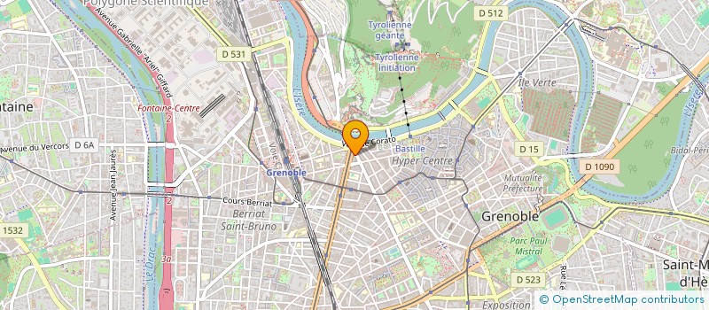 localisation de l'entreprise HABITAT CONSEIL IMMOBILIER à GRENOBLE