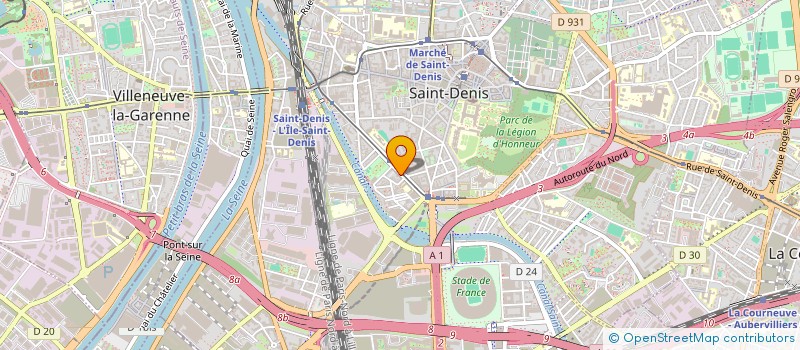 localisation de l'entreprise HABITAT CONSEILS à SAINT-DENIS
