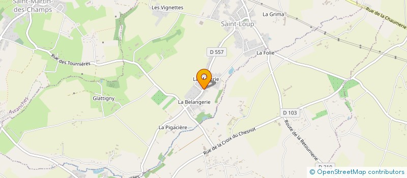 localisation de l'entreprise HABITAT CONSEILS  SAINT-LOUP