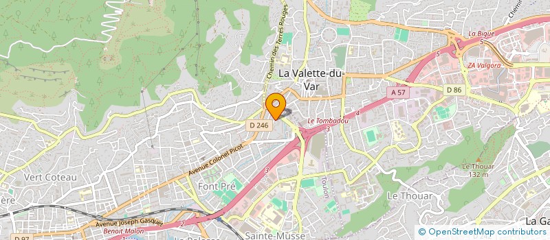 localisation de l'entreprise HABITAT COTE SUD à TOULON