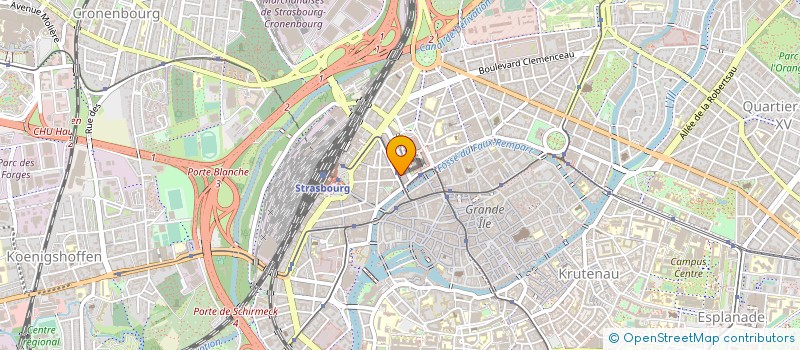 localisation de l'entreprise HABITAT COUVERTURE à STRASBOURG
