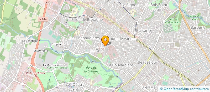 localisation de l'entreprise HABITAT CREATION  SAINT-HERBLAIN