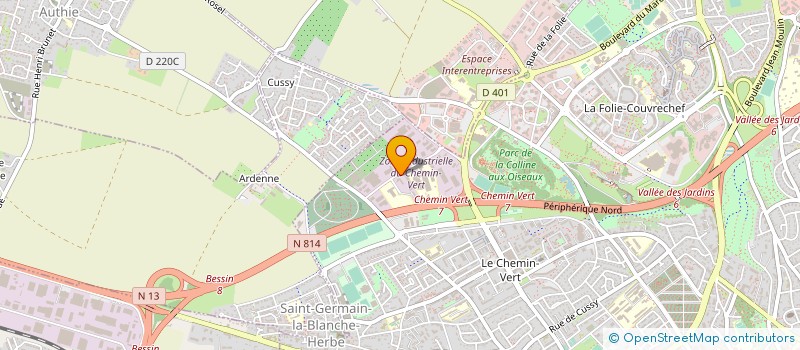 localisation de l'entreprise HABITAT DE NORMANDIE à CAEN