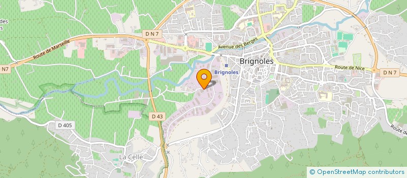 localisation de l'entreprise HABITAT DE PROVENCE  BRIGNOLES