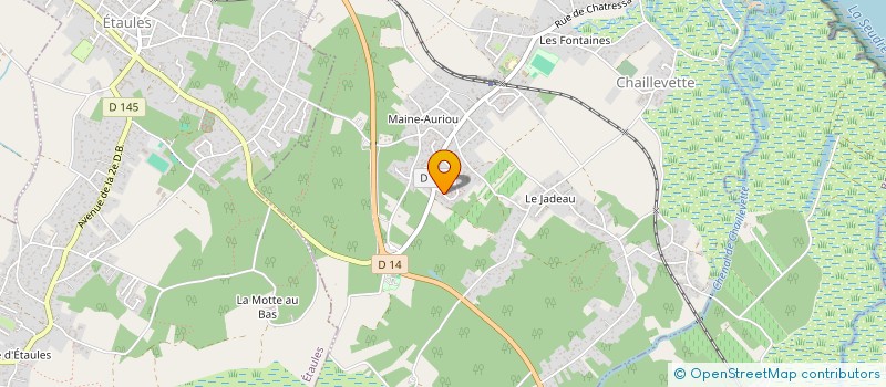 localisation de l'entreprise HABITAT DECO 17  CHAILLEVETTE