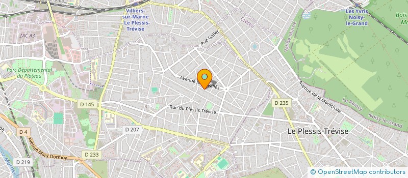 localisation de l'entreprise HABITAT & DECO à CHAMPIGNY-SUR-MARNE