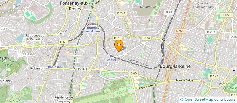 localisation de l'entreprise HABITAT DECO 92 à SCEAUX