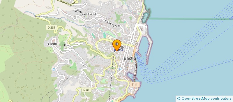 localisation de l'entreprise HABITAT DEVELOPPEMENT à BASTIA