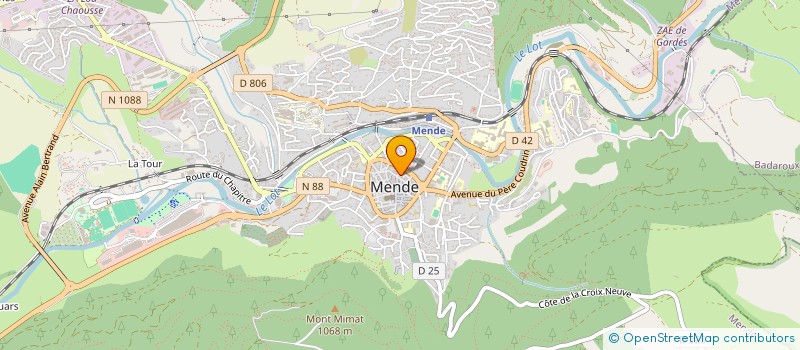 localisation de l'entreprise HABITAT & DEVELOPPEMENT DE LA LOZERE à MENDE