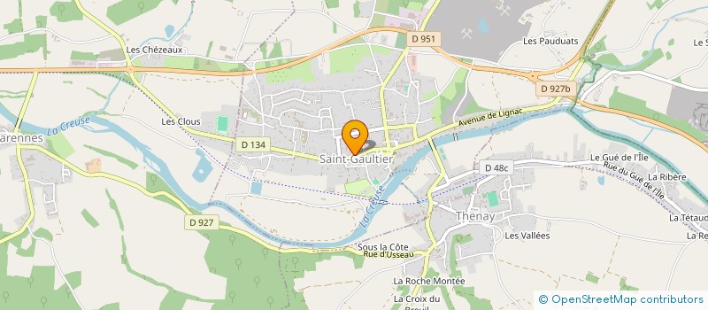 localisation de l'entreprise HABITAT DEVILLIERS & CO à SAINT-GAULTIER