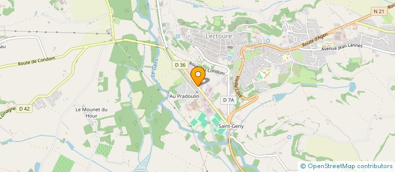 localisation de l'entreprise HABITAT DIFFUSION SUD OUEST  LECTOURE