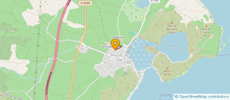 localisation de l'entreprise HABITAT DU ROI  PEYRIAC-DE-MER