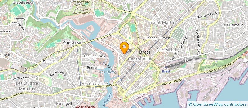 localisation de l'entreprise HABITAT ECO CONCEPT à BREST