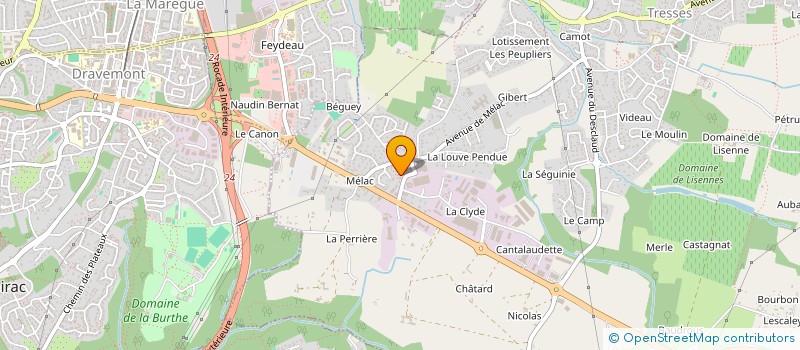 localisation de l'entreprise HABITAT ECO PROTECT  TRESSES