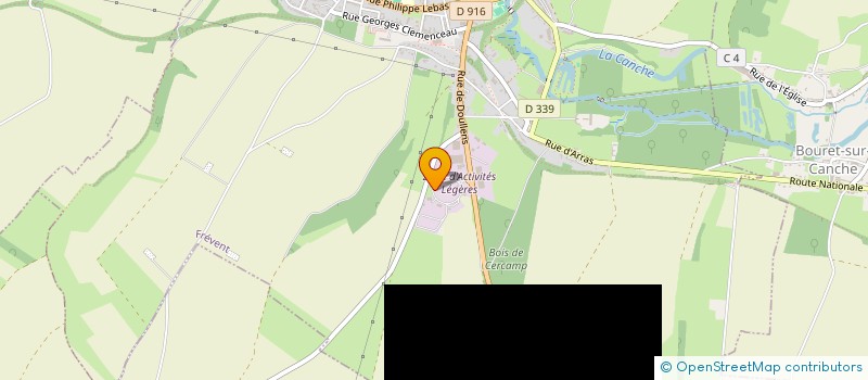 localisation de l'entreprise HABITAT ECONOMIQUE ET ECOLOGIQUE  FREVENT