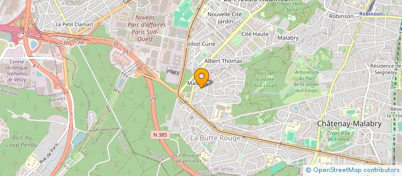 localisation de l'entreprise HABITAT ELEC SERVICES à CHATENAY-MALABRY