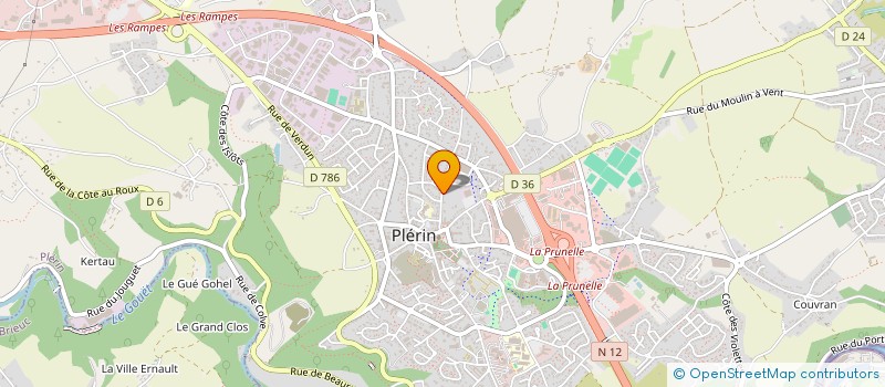 localisation de l'entreprise HABITAT ELECTRICITE ISOLATION à PLERIN