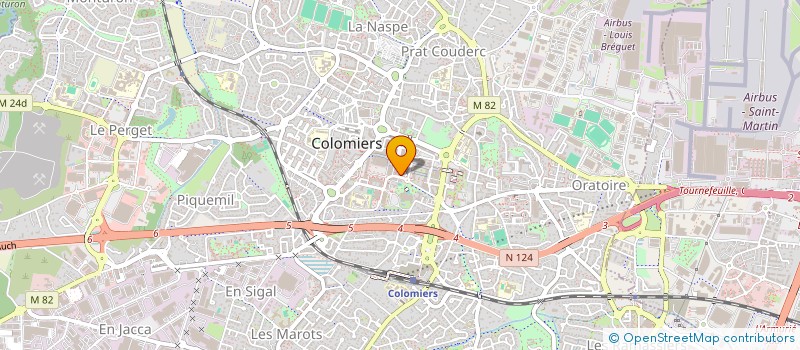 localisation de l'entreprise HABITAT EN REGION OCCITANIE, SOCIETE DE COORDINATION à COLOMIERS